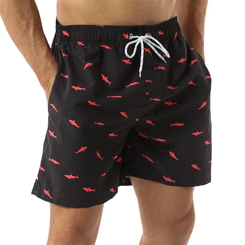 New 3D Simple Graphic Beach Shorts Men Women Fruit Pineapple