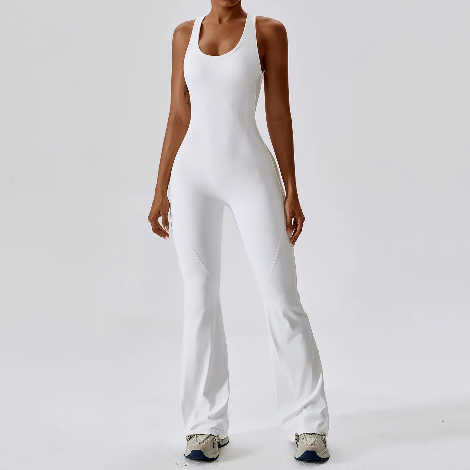 Solid Yoga Jumpsuit One Piece Outfit Fitness Bodysuit