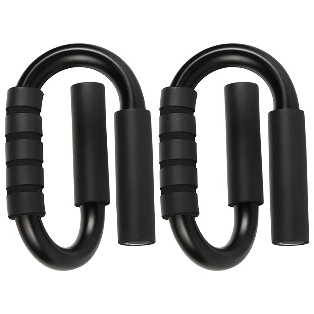 S Shape Push-up Handles No-Slip Foam Handle Push Up Stand