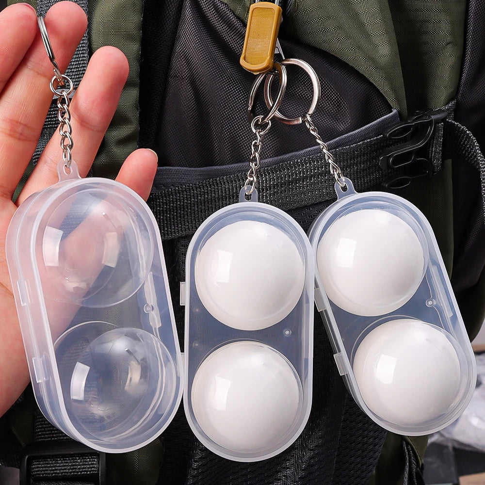 1-5pcs Table Tennis Ball Container Box Hard Plastic Case