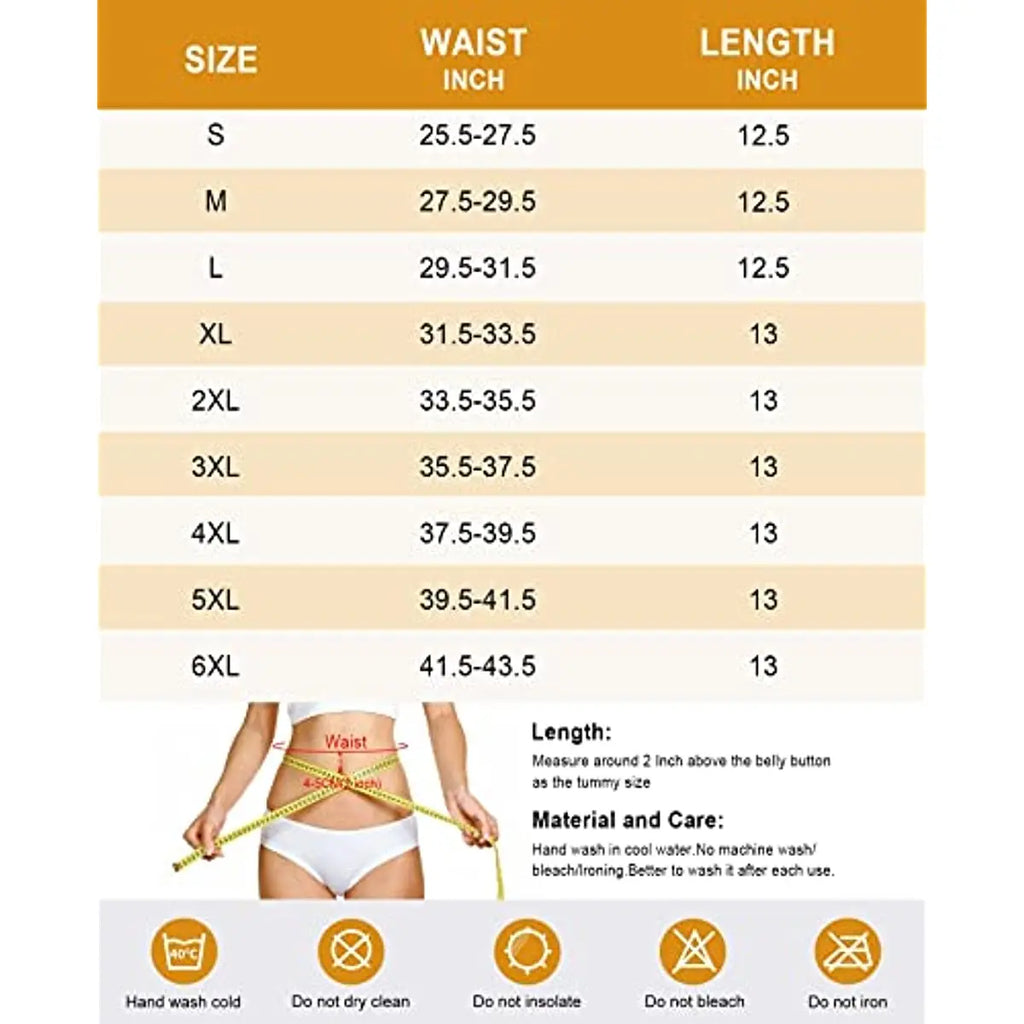 Women Waist Trainer Cincher 3 Straps - Tummy Control Sweat