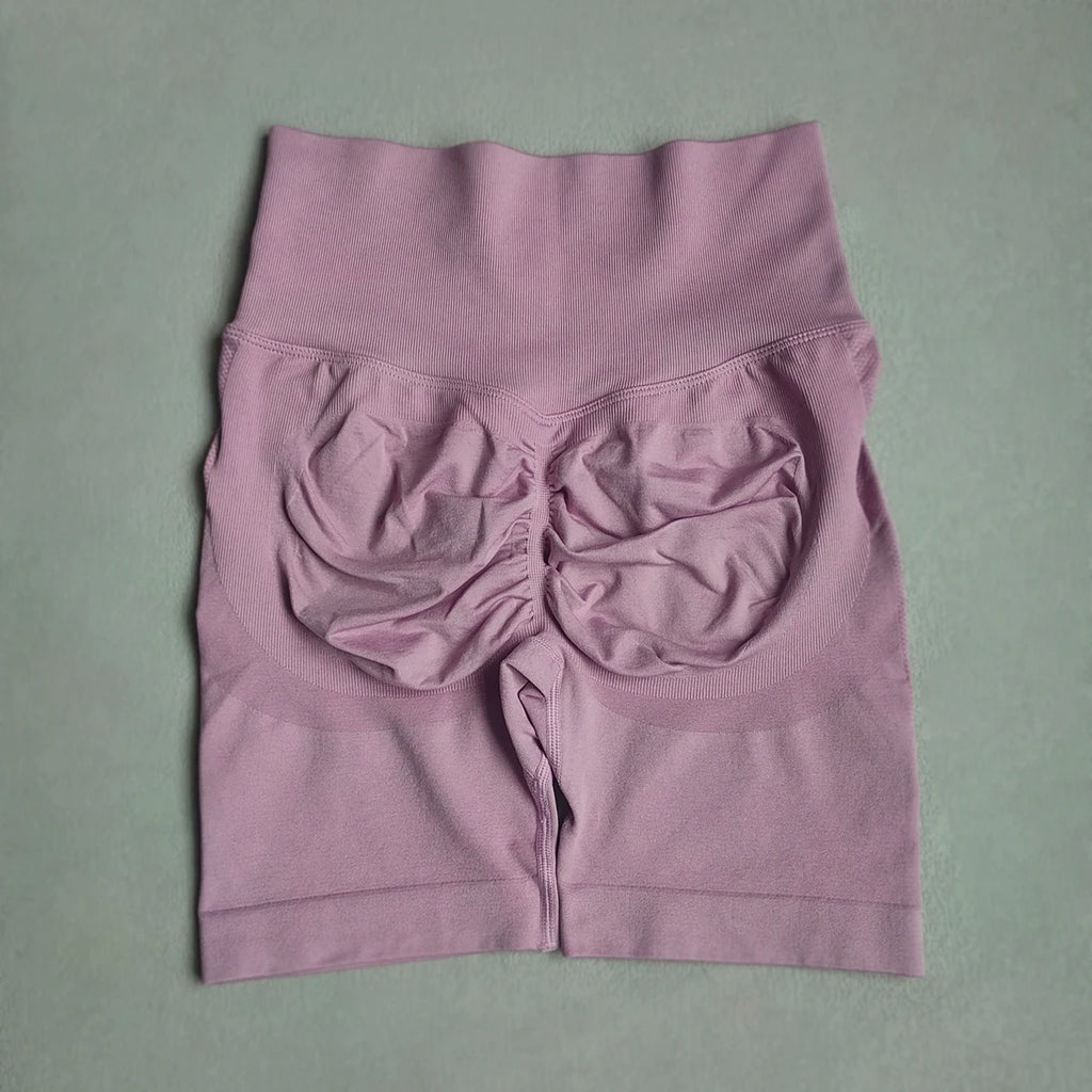 Yoga Shorts Women Sports Shorts Seamless Gym Workout Shorts
