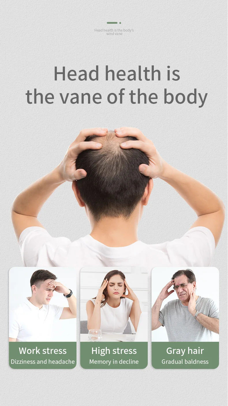 Head Massager Scalp kneading Vibration Waterproof Electric