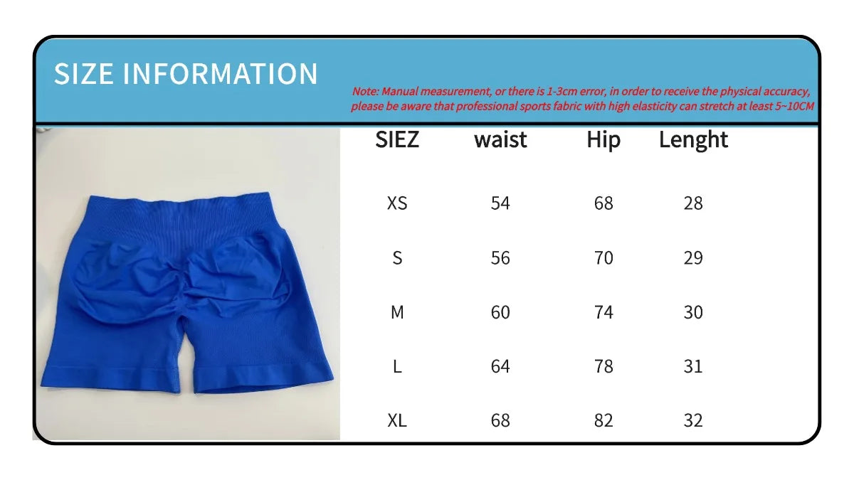 Yoga Shorts Low Ribbed Band Yoga Shorts Seamless Scrunch Bum