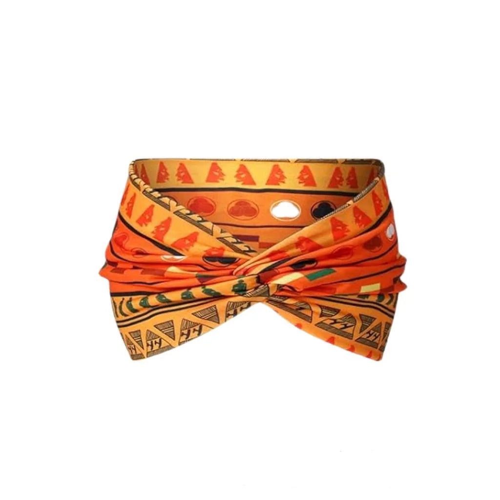 Widening High Strength Bohemian Yoga Sports Headband African