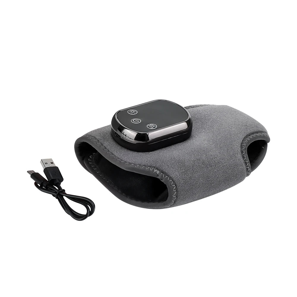 Electric Foot Ankle Massager Heat Vibration Cordless Heating