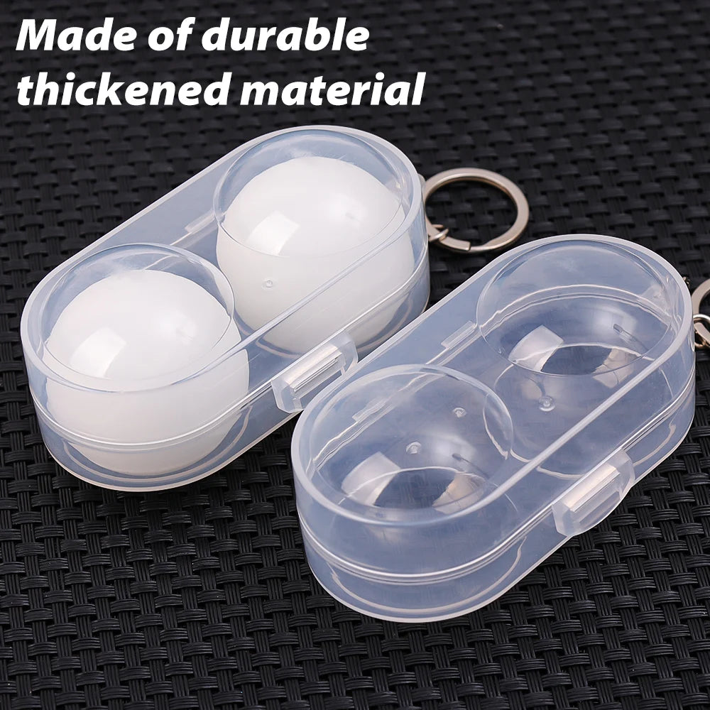 1-5pcs Table Tennis Ball Container Box Hard Plastic Case