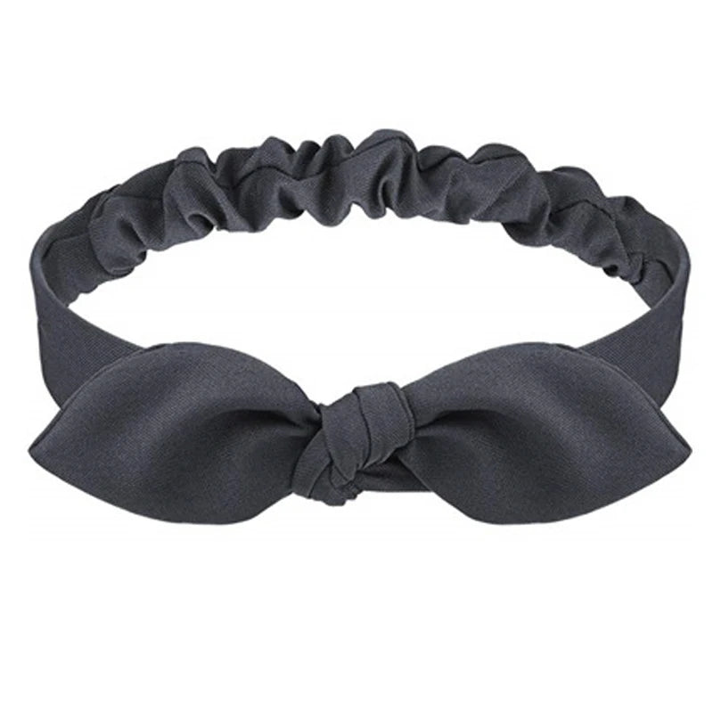 New Boho Women Soft Solid Print Headbands Vintage Cross Knot