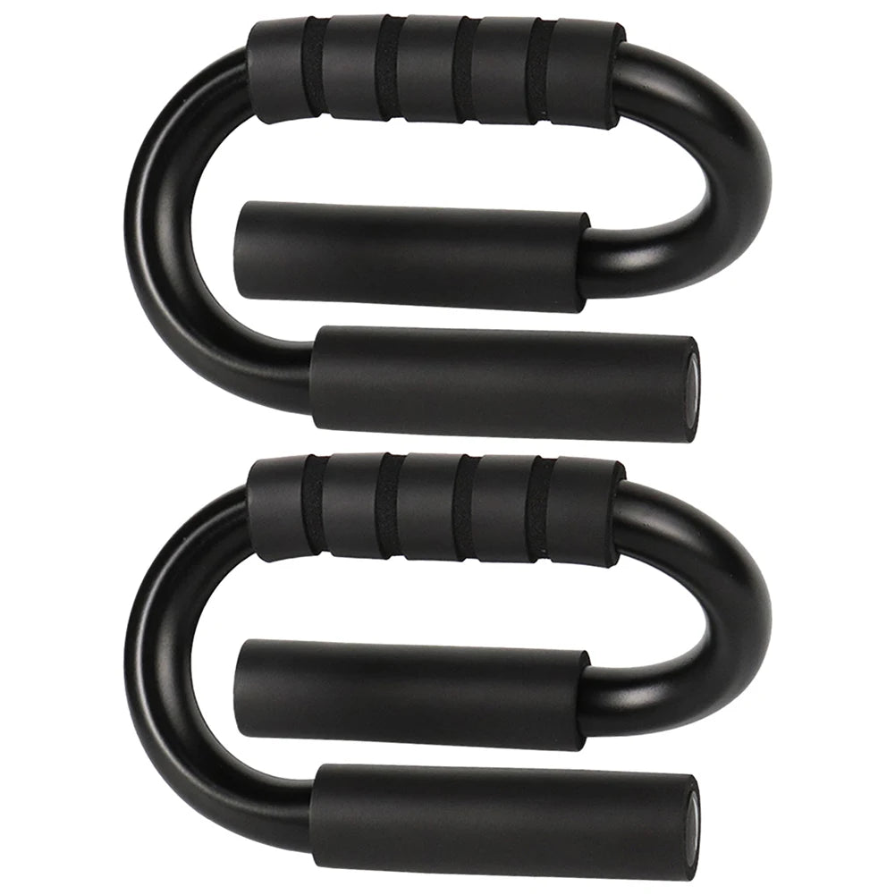 S Shape Push-up Handles No-Slip Foam Handle Push Up Stand