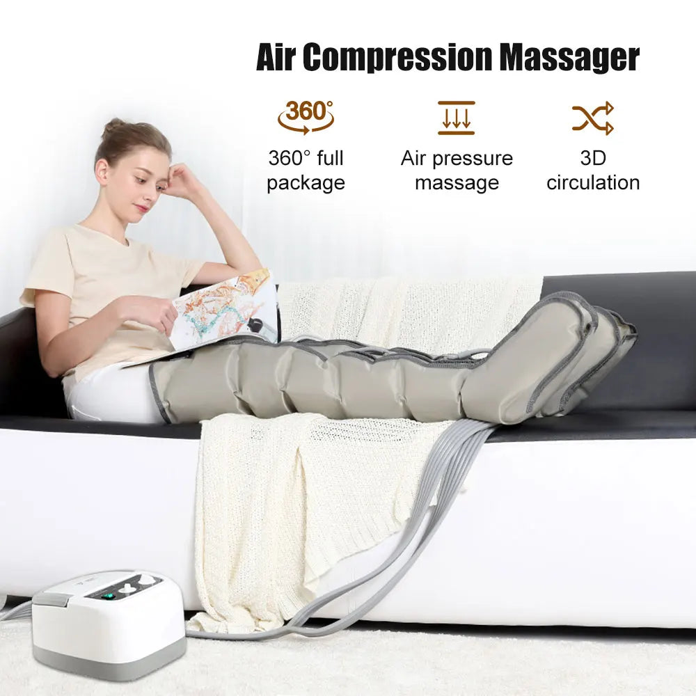 Air Chambers Compression Massager Vibration Infrared Therapy