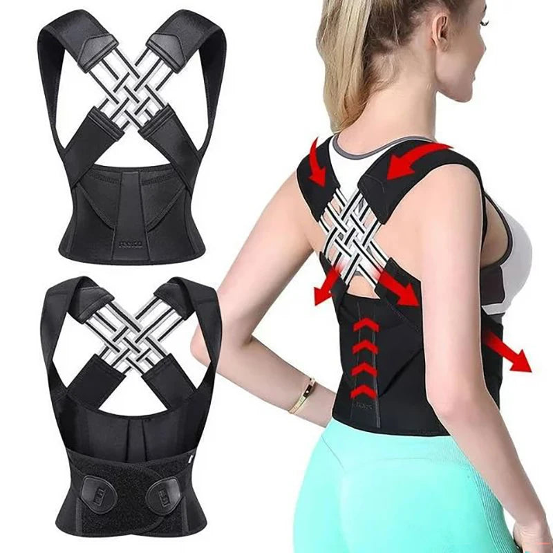 Back Brace Posture Corrector Women Men Shoulder Straightener