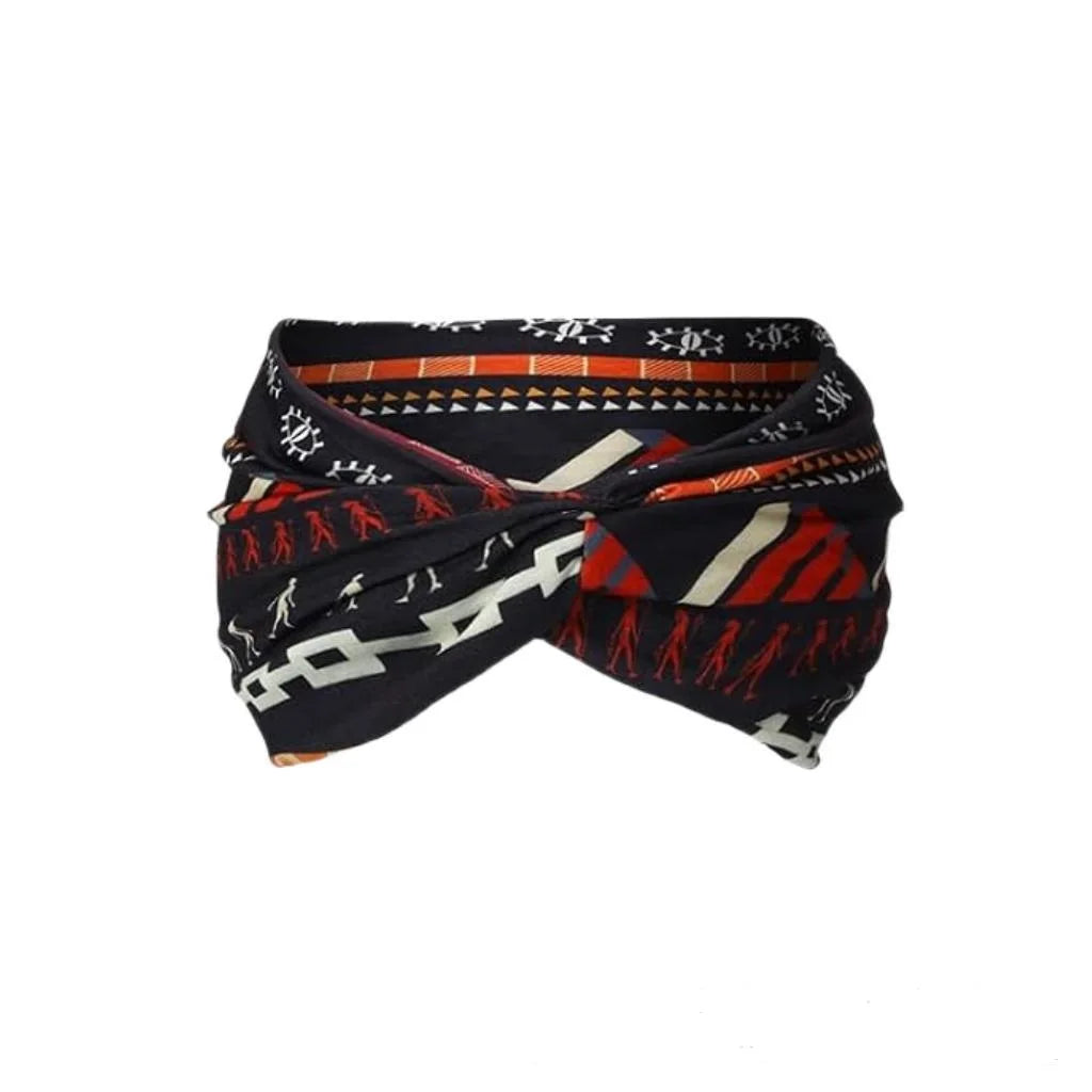 Widening High Strength Bohemian Yoga Sports Headband African