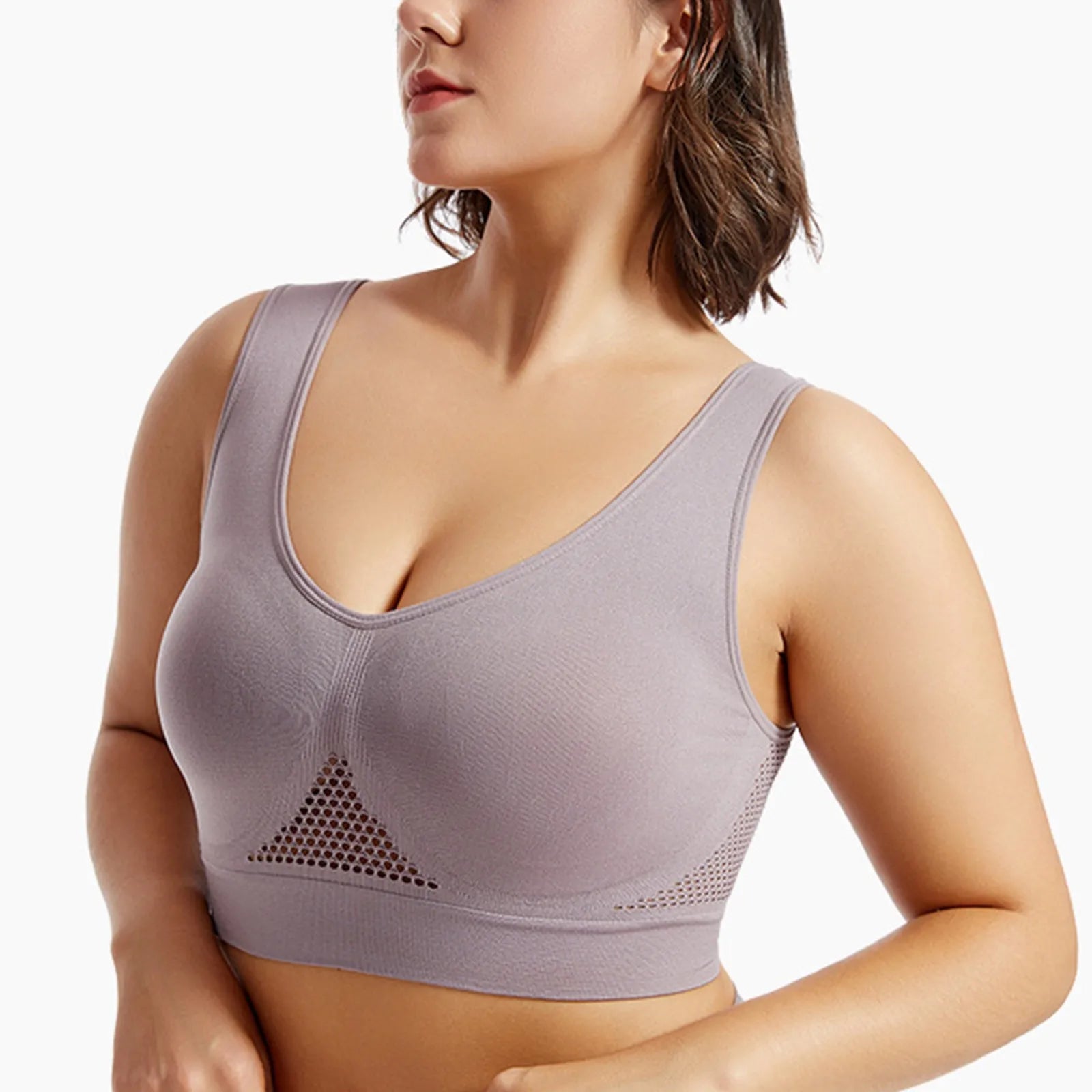 Beautiful Back Sports Bra Shockproof Running Fitness