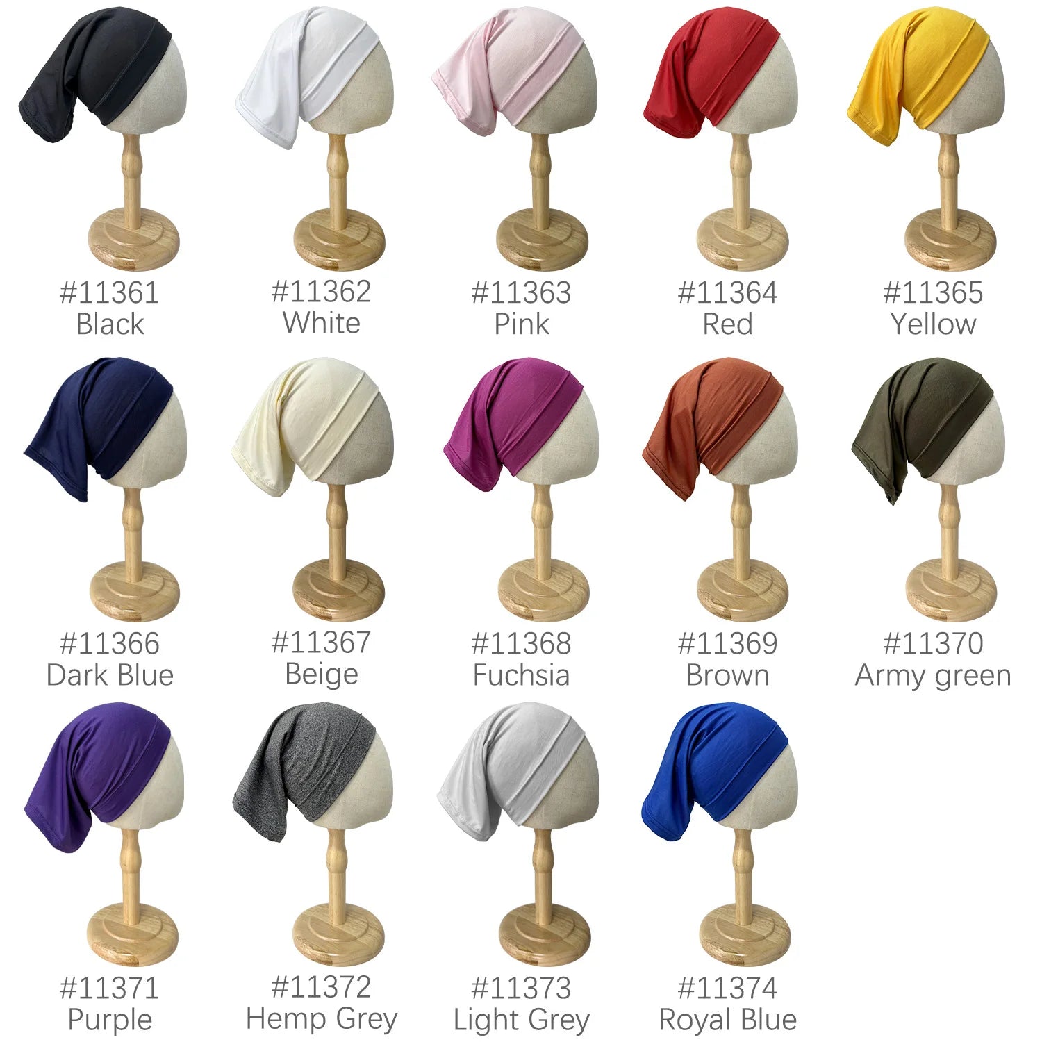 Multicolor Fashion Muslim Hijab Caps Ramadan Hijab Undercap