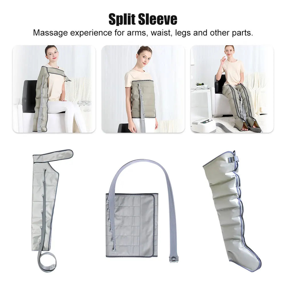 Air Chambers Compression Massager Vibration Infrared Therapy