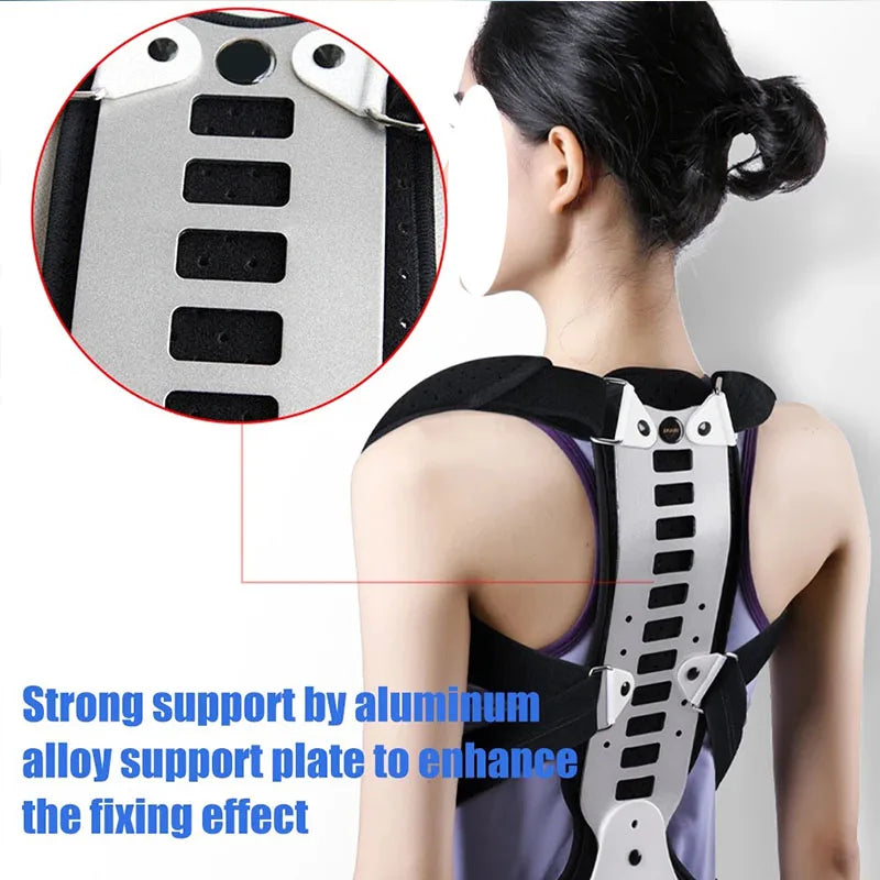 Adjustable Back Brace Posture Corrector Women Men Back