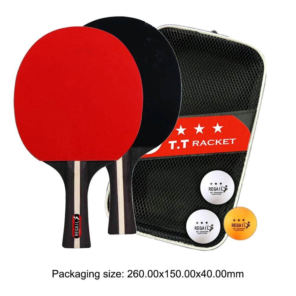Table tennis paddle professional training 2 bat 3 ball table