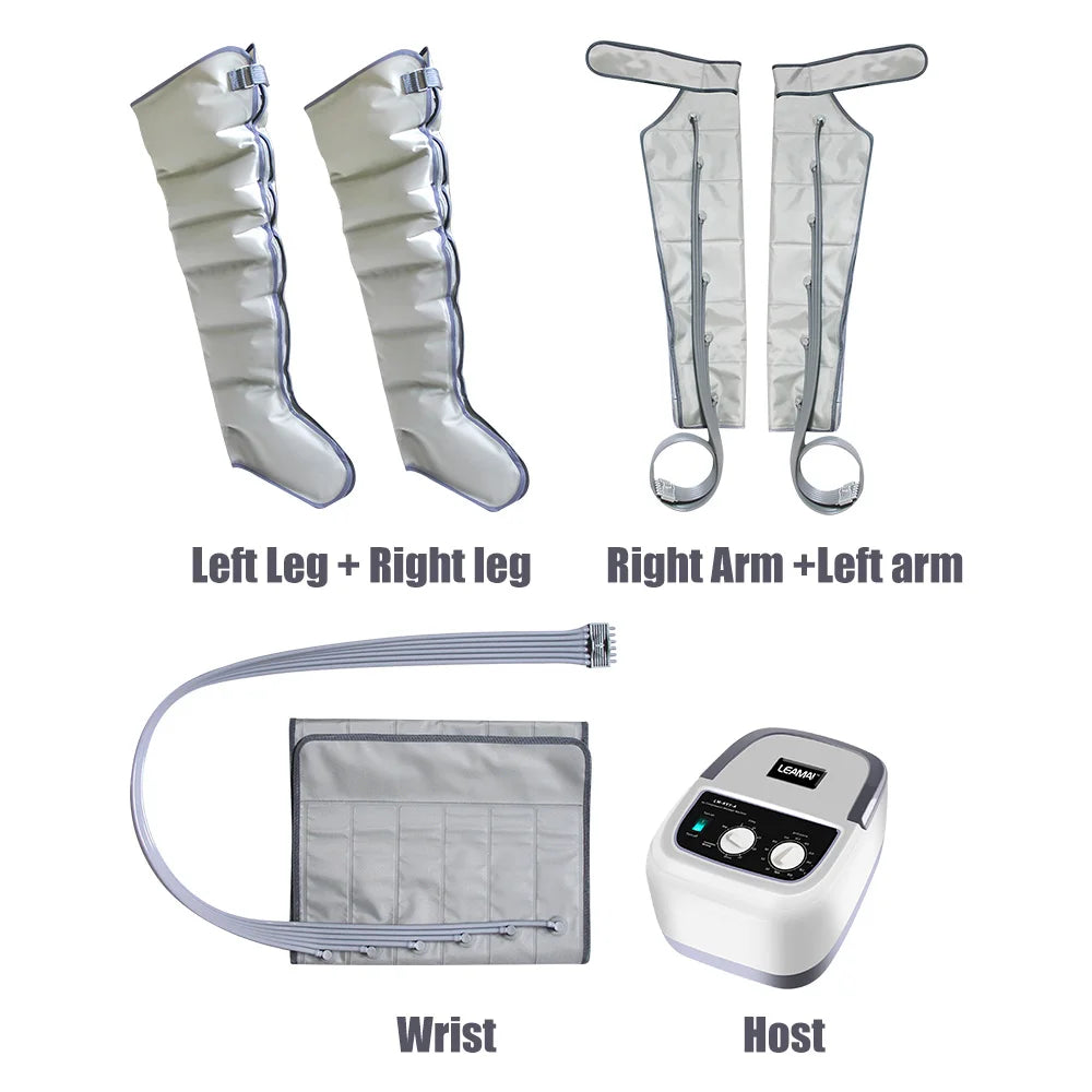 Air Chambers Compression Massager Vibration Infrared Therapy