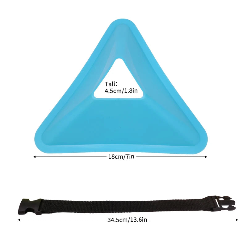 20PCS 40PCS Football Training Disc Triangle Soccer Practice