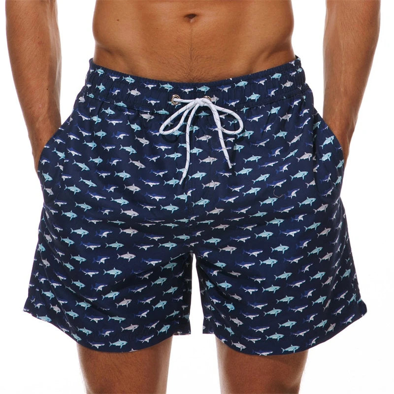 New 3D Simple Graphic Beach Shorts Men Women Fruit Pineapple