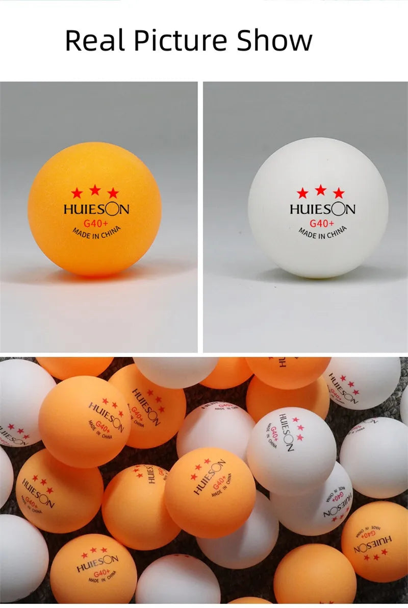 Huieson Professional 3 Star Ping Pong Balls ABS New Material