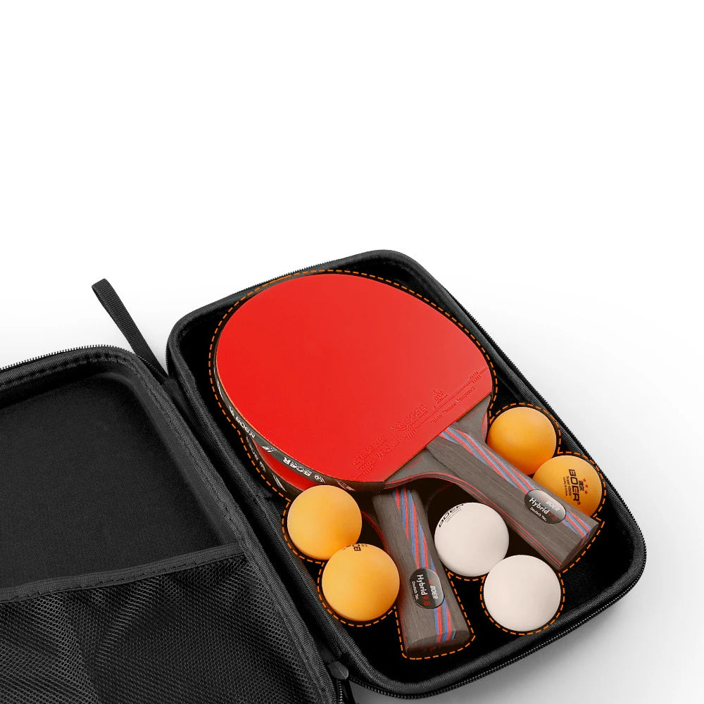 Table Tennis Racket Bag EVA Square Shaped Ping Pong Box Case