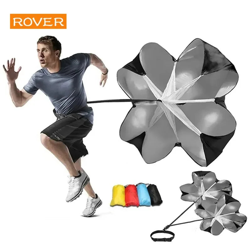 Adjustable Speed Parachute Agility Training Umbrella Football Soccer Resistance Rope Fitness Running Chute Sports Obstac