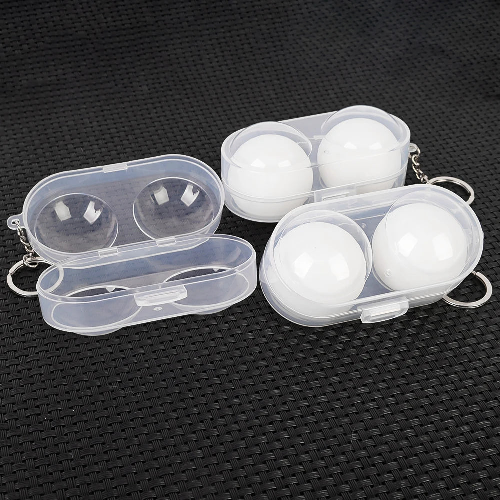 1-5pcs Table Tennis Ball Container Box Hard Plastic Case