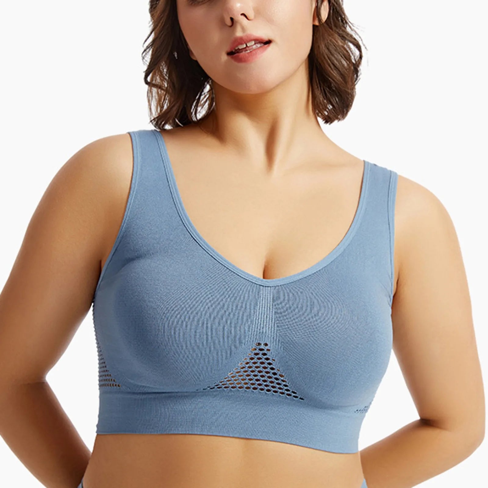 Beautiful Back Sports Bra Shockproof Running Fitness