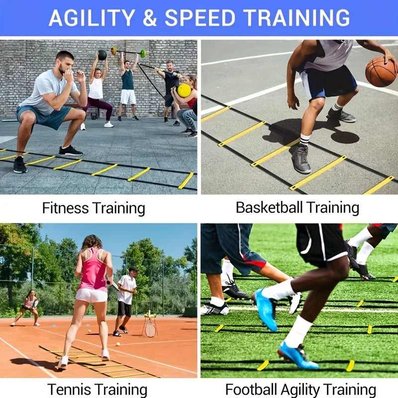 1 set Detachable Speed Agility Training Ladder Football
