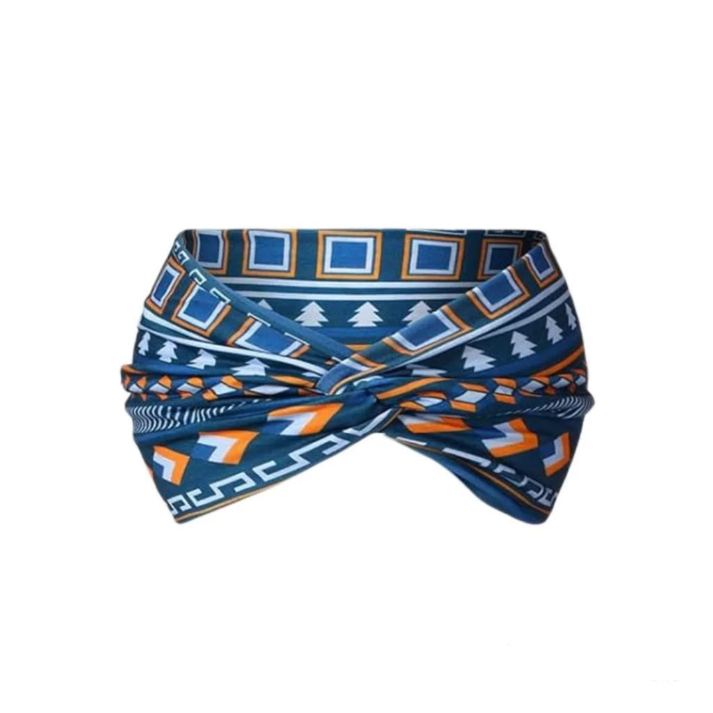 Widening High Strength Bohemian Yoga Sports Headband African