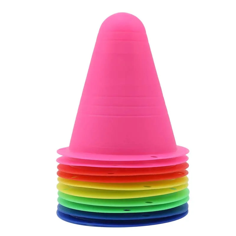 10Pcs Set Skate Marker Training Road Cones Roller Football