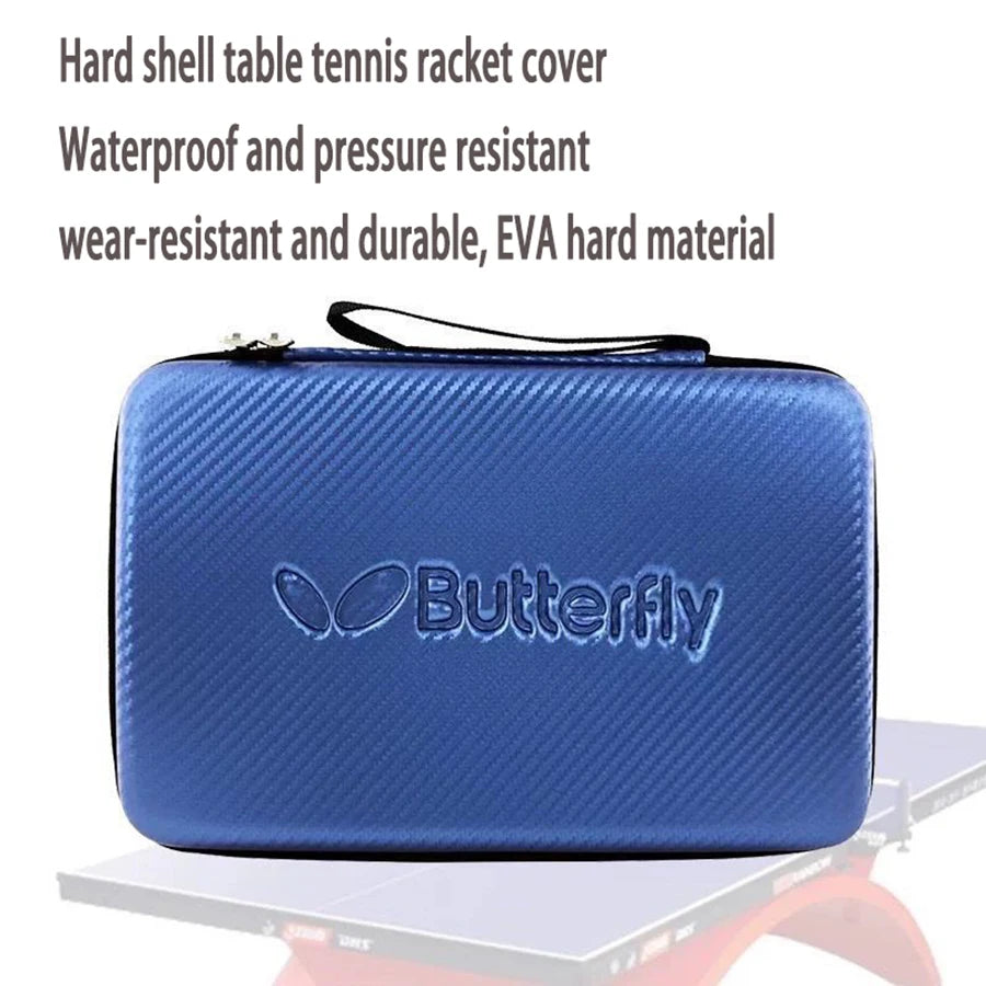 Table Tennis Racket Bag EVA Square Shaped Ping Pong Box Case