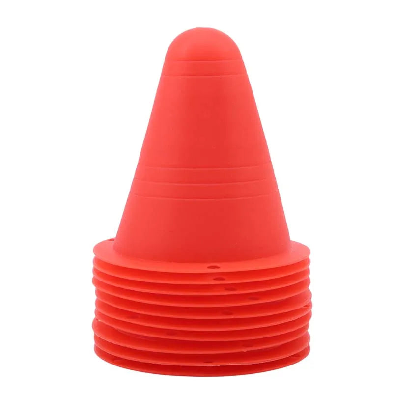10Pcs Set Skate Marker Training Road Cones Roller Football