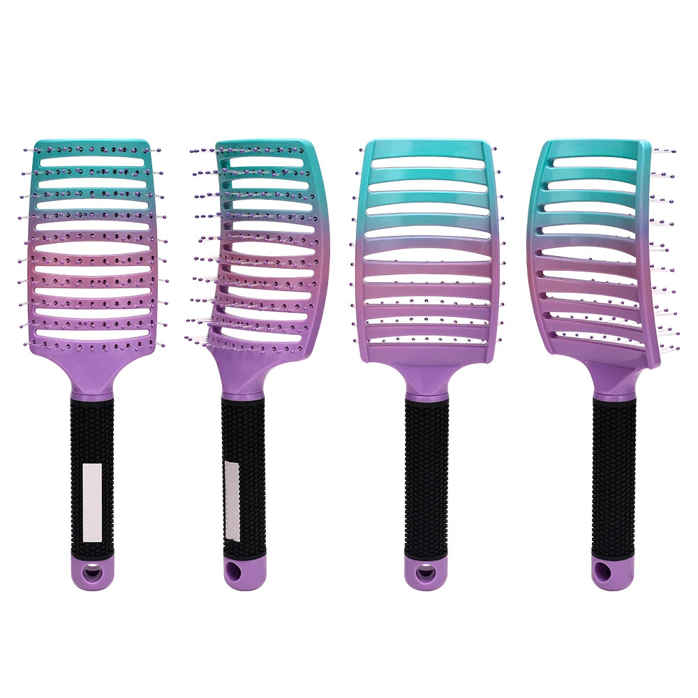 Barber Hair Brush Scalp Massage Comb Women Nylon Pig