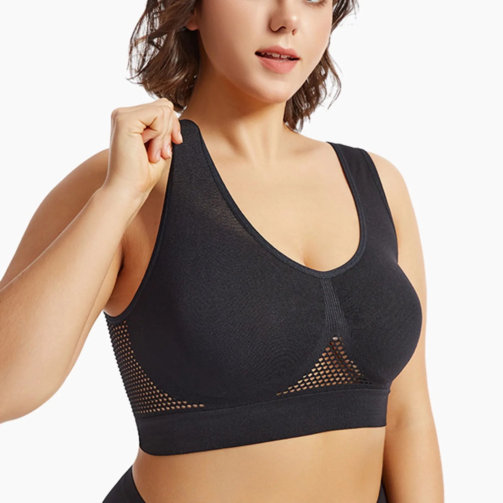 Beautiful Back Sports Bra Shockproof Running Fitness