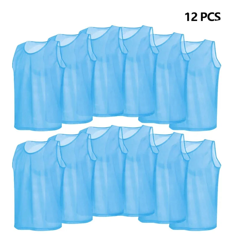12 PCS Children Kid Quick Drying Basketball Jersey Team