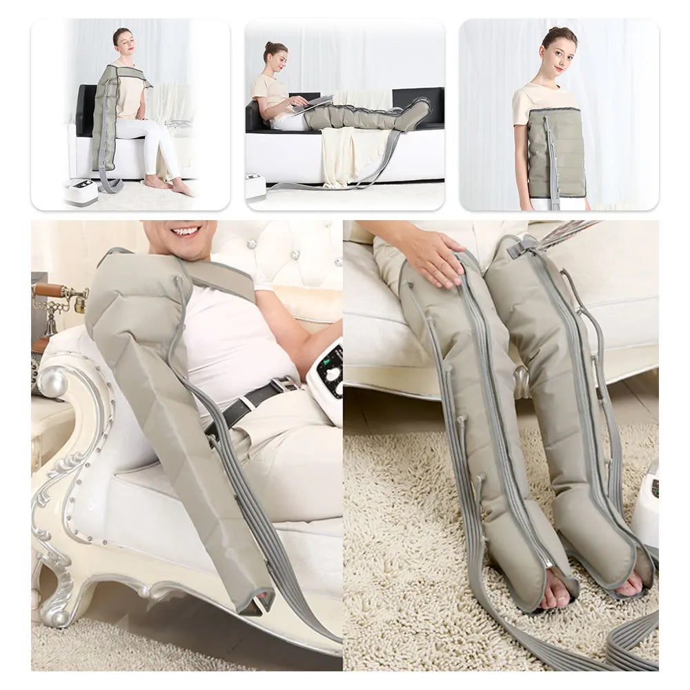 Air Chambers Compression Massager Vibration Infrared Therapy