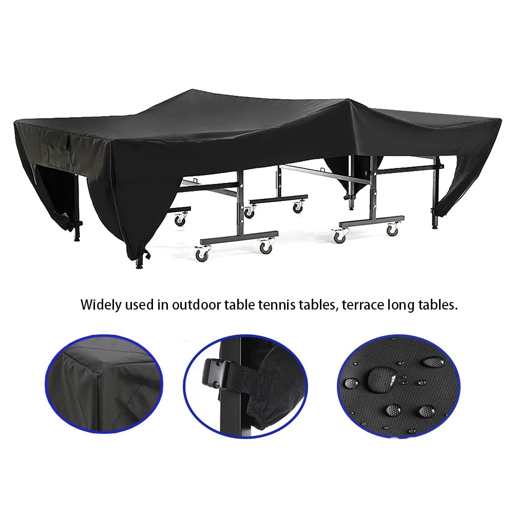 Table Tennis Table Cover Outdoor Courtyard Patio Waterproof
