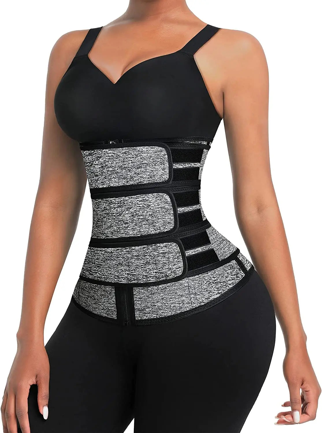 Women Waist Trainer Cincher 3 Straps - Tummy Control Sweat