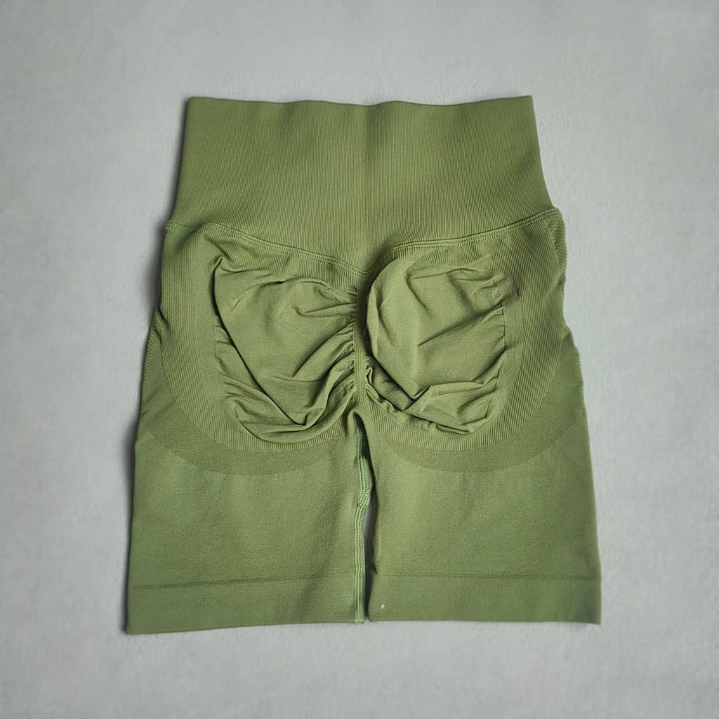 Yoga Shorts Women Sports Shorts Seamless Gym Workout Shorts