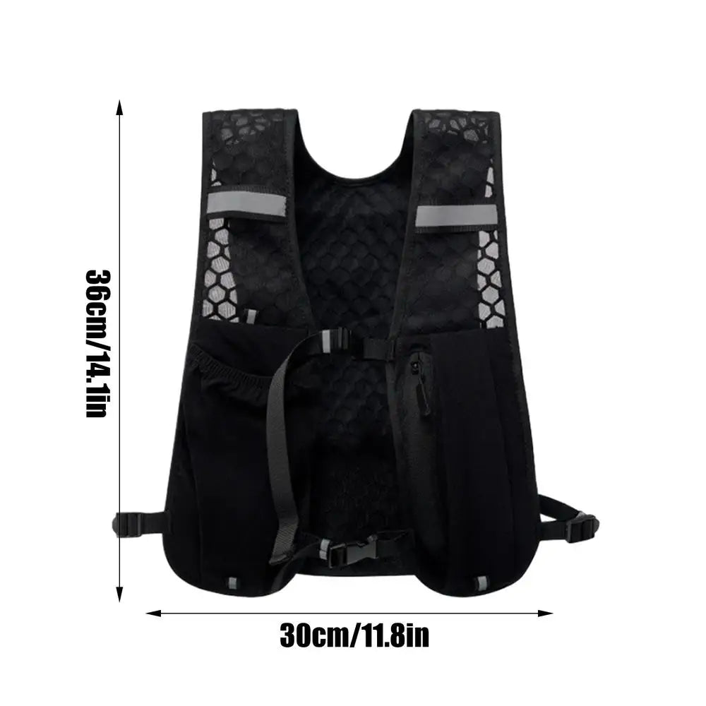 Running Water Bottle Storage Vest Lightweight Running Vest