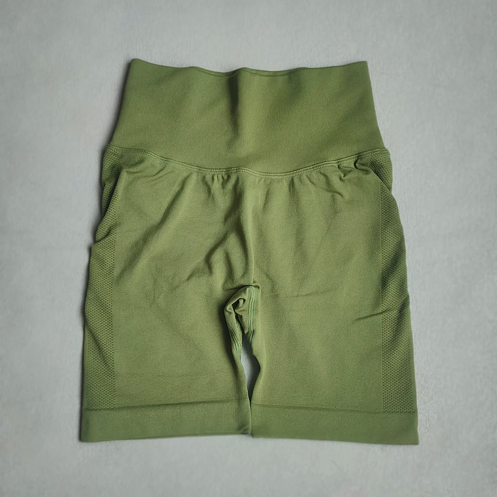 Yoga Shorts Women Sports Shorts Seamless Gym Workout Shorts
