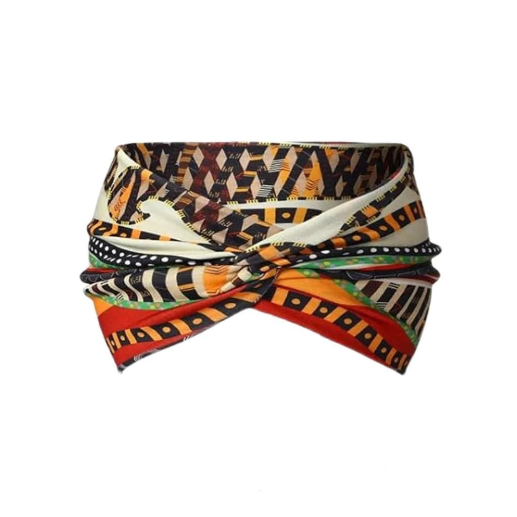 Widening High Strength Bohemian Yoga Sports Headband African