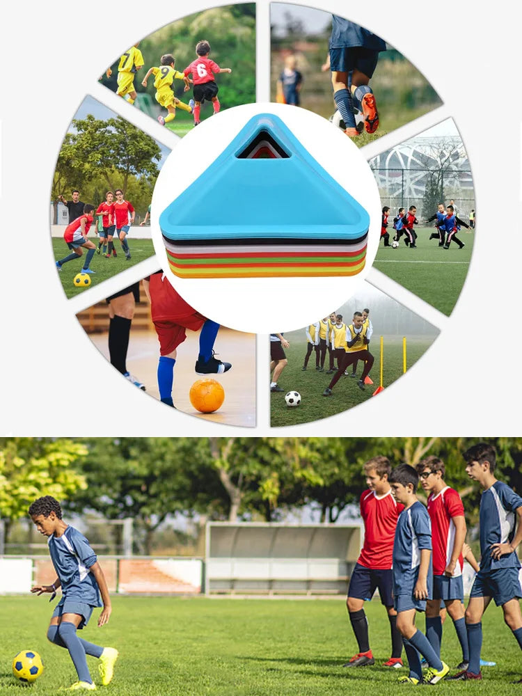 20PCS 40PCS Football Training Disc Triangle Soccer Practice