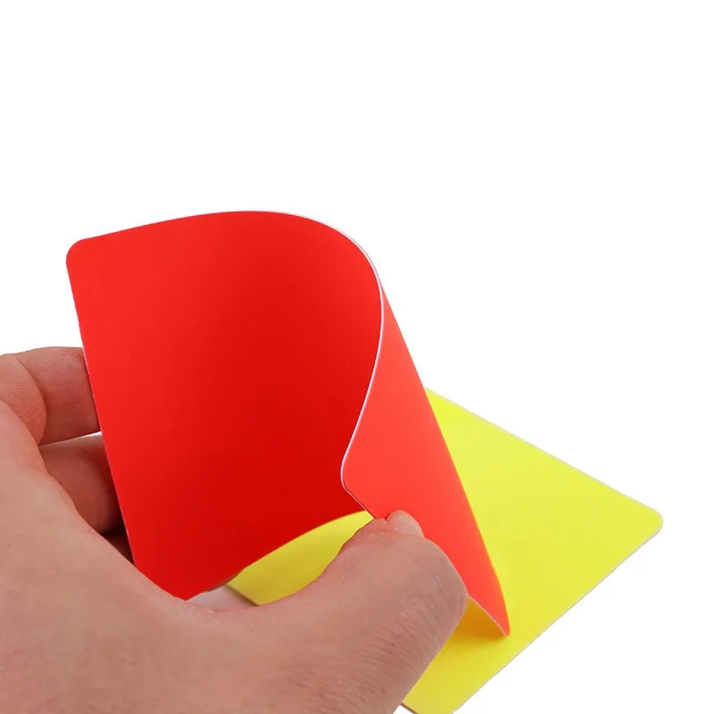 Soccer Referee Whistle Red Yellow Card Tools Professional