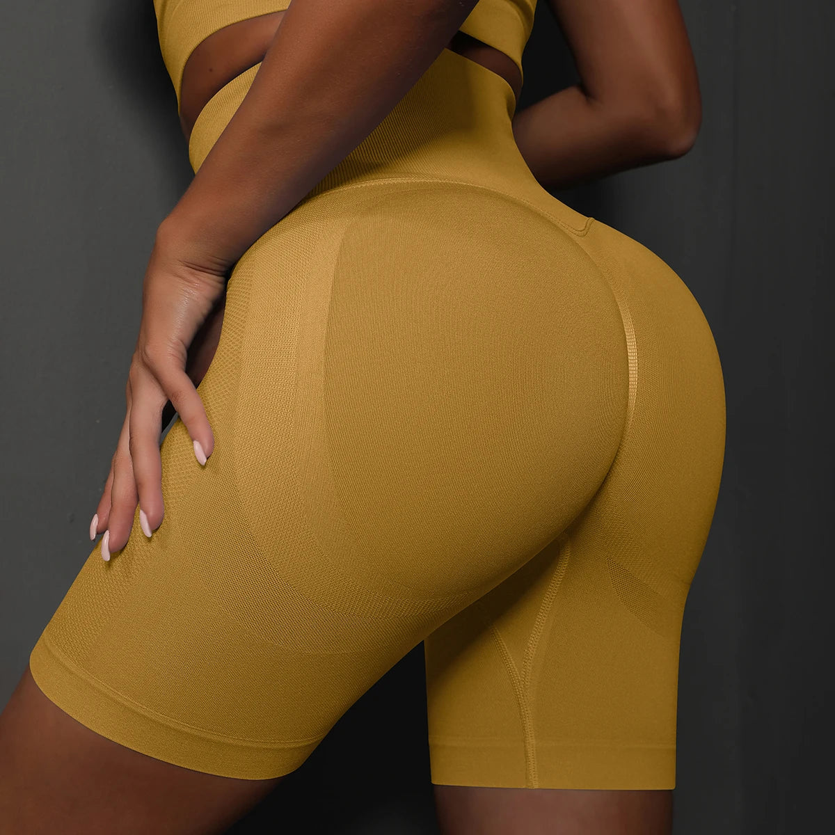 Yoga Shorts Women Sports Shorts Seamless Gym Workout Shorts