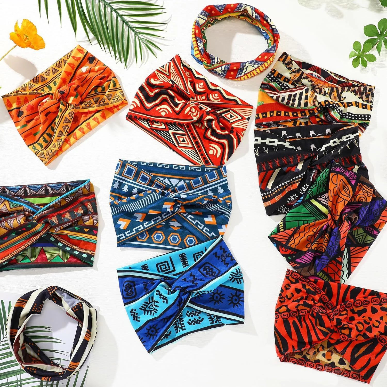 Widening High Strength Bohemian Yoga Sports Headband African