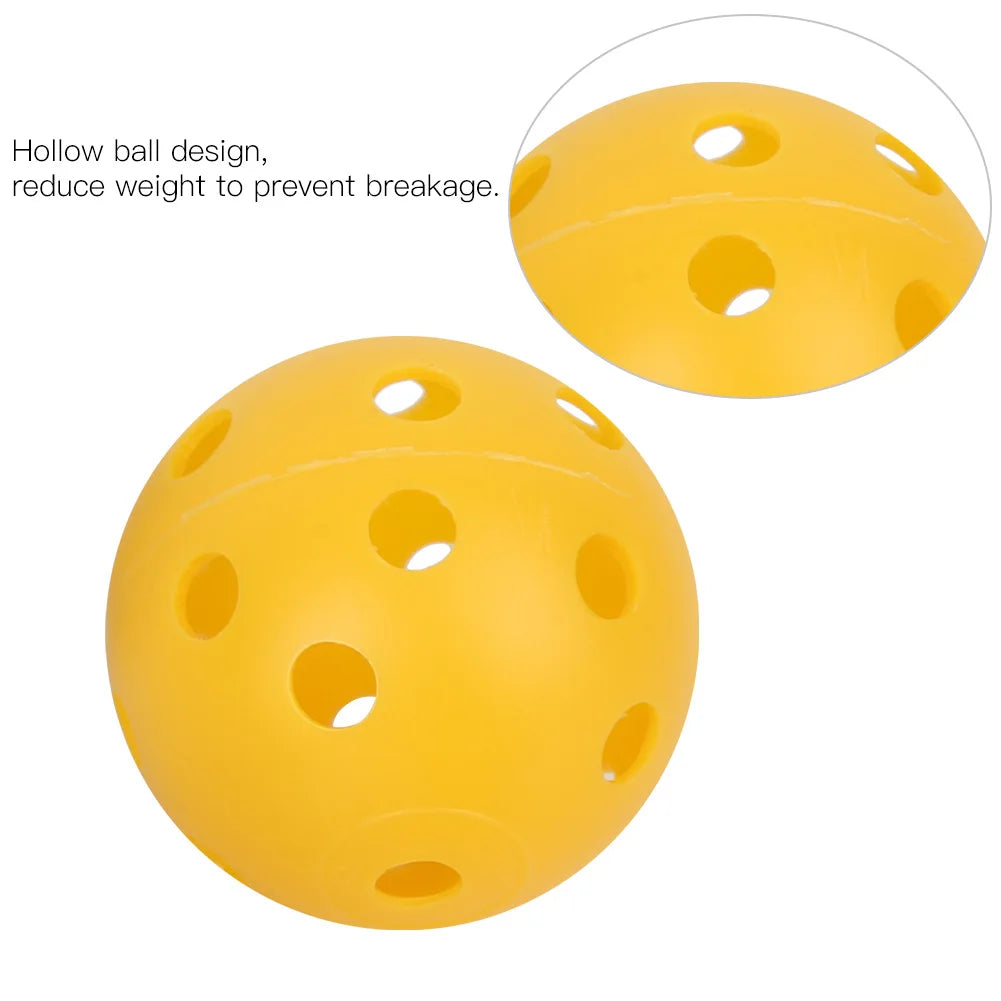 20Pcs Mixed Color Plastic Airflow Hollow Training Golf Ball