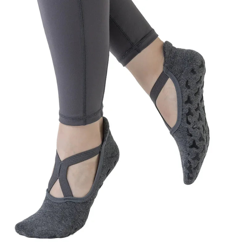 Women Yoga Socks Anti Slip Bandage Sports Ladies Girls